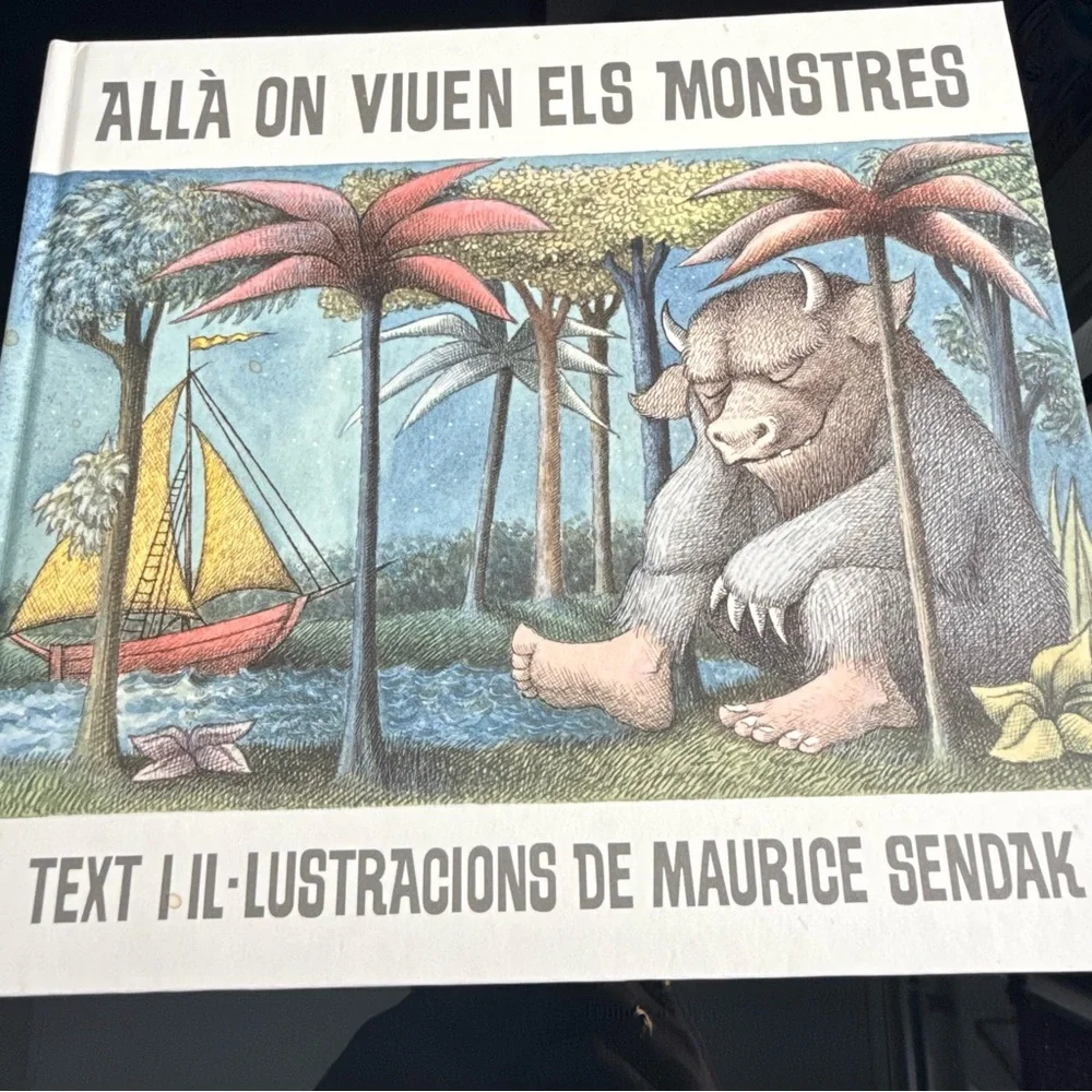 Where the Wild Things Are Catalan Edition Maurice Sendak Hardcover Book